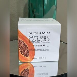 Glow Recipe Papaya Sorbet Enzyme Cleansing Balm, new!